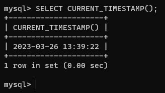 which function returns current date and time in mysql