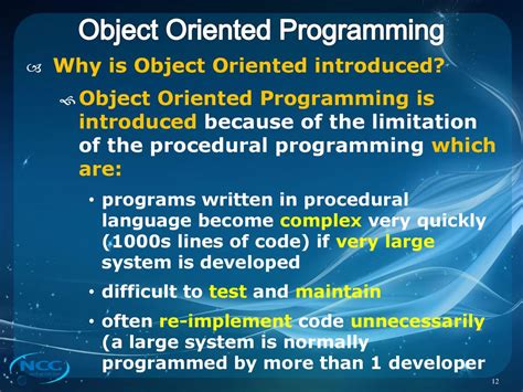 which generation introduced object oriented programming language