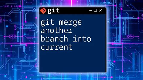 which git command merge code into another branch