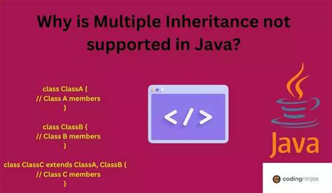which inheritance is not supported in java and how to overcome that