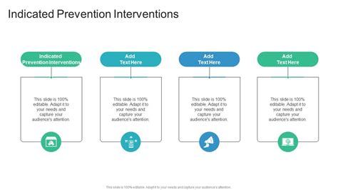which is an example of an indicated prevention intervention