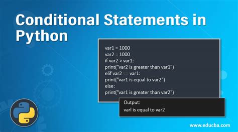 which is conditional statement in python