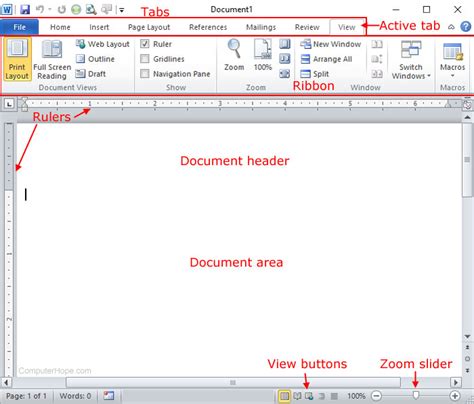 which is not an example of ms word 2010