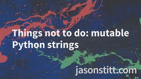 which is not mutable in python