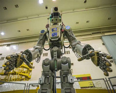 which is the first humanoid robot in space