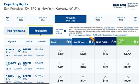 Which Jetblue Fares Are Refundable