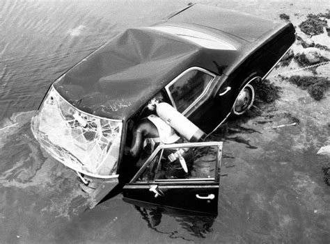 which kennedy drove off a bridge