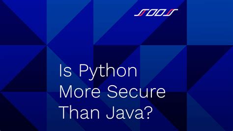 which language is more secure java or python