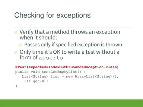 Which Line Throws An Exception Because Of Range Checking