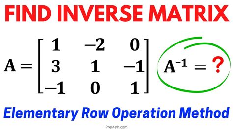 which matrix has an inverse