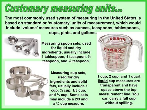 Which Measurement System Uses Tablespoons