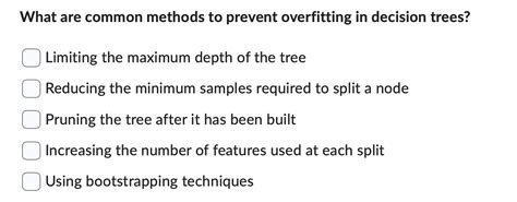 which method is used to prevent overfitting in decision trees