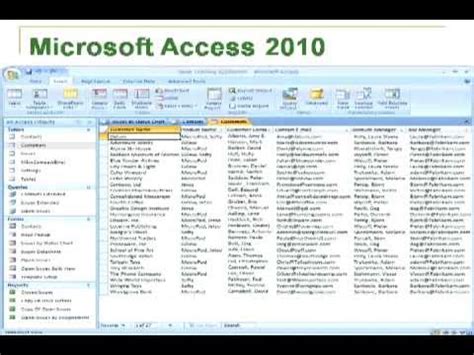 which microsoft office program is used for creating and managing databases