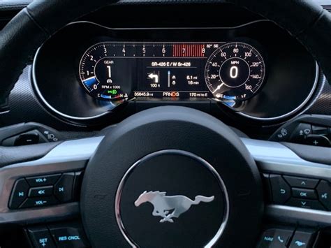 which mustangs have digital dash