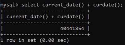 which mysql function is used to get current date and time