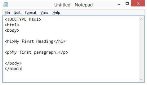 which notepad is used for html