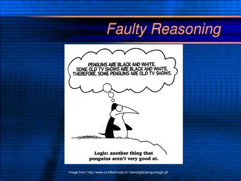 which of the author's arguments is based on faulty reasoning
