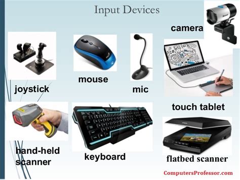 which of the following is input device in computer