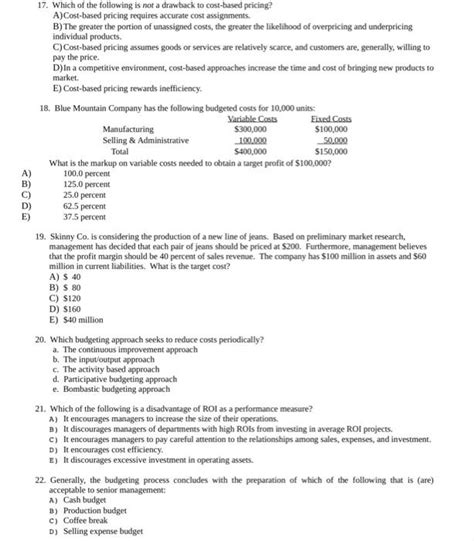 Which Of The Following Is Not A Drawback Of Cost-Based Pricing