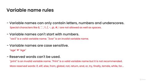 Which Of The Following Is Not A Valid Variable Name Linux