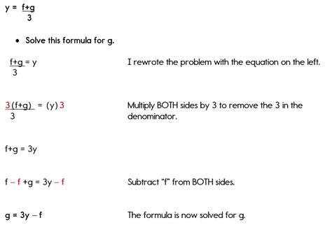 which of these is an example of a literal equation
