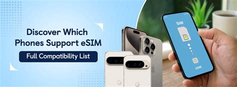 which phones support esim
