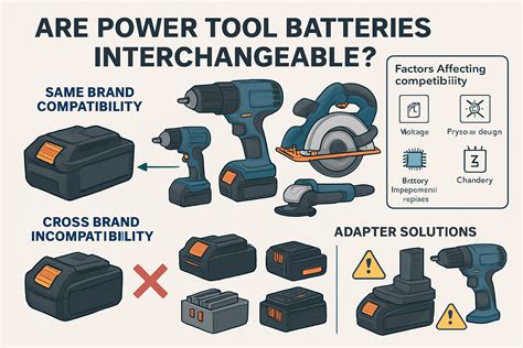 Which Power Tool Batteries Are Interchangeable