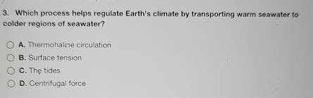 which process helps regulate earth's climate
