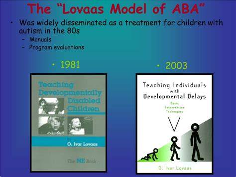 which program did lovaas develop based on discrete trial intervention