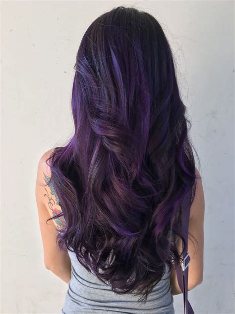 The Which Purple Hair Dye Works Best On Dark Hair For Long Hair