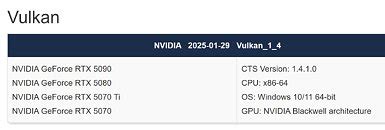 which rtx cards support vulkan