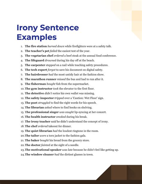 which scenario is an example of irony apex 4.1 4