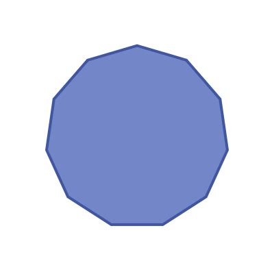 11sided Polygon ClipArt ETC