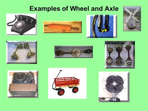 which simple machine is an example of a wheel and axle