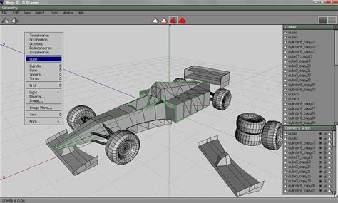 which software application is commonly used for creating 3d models in 3d animation
