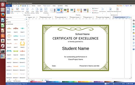 which software is used for making certificates