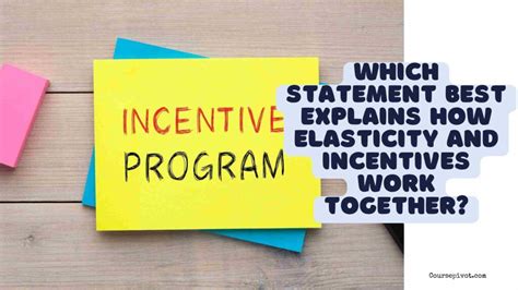 Elasticity and Incentives: Understanding the Dynamic Relationship between Price Responsiveness and Motivation