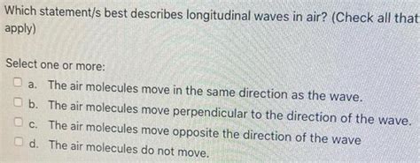 which statement describes s waves