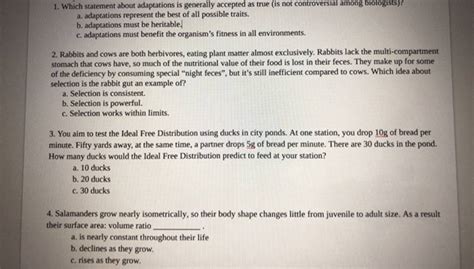 About Which Statement Is True About All Adaptations Ideas