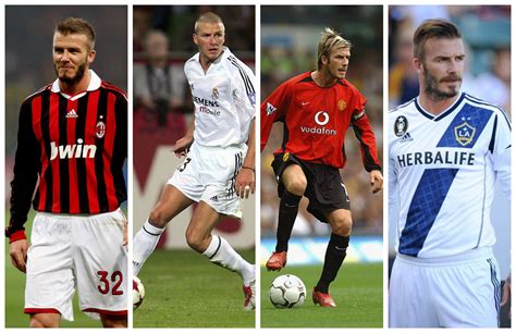 which teams did beckham play for