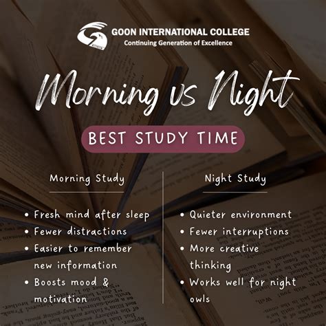 which time is best for study in night