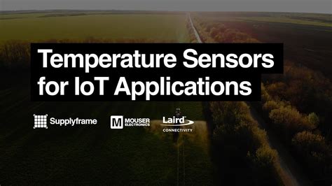 which type of sensor is used to measure temperature in an iot system