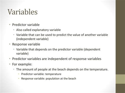 which variable is the explanatory or predictor variable