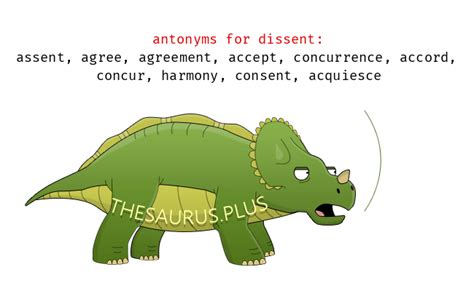 which word is an antonym of dissent