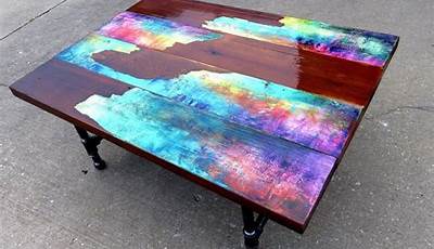 Whimsical Painted Furniture Coffee Tables