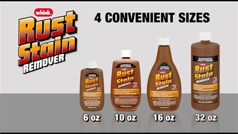 Whink Rust Stain Remover Instructions