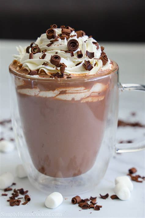 Peppermint Hot Chocolate KitchMe