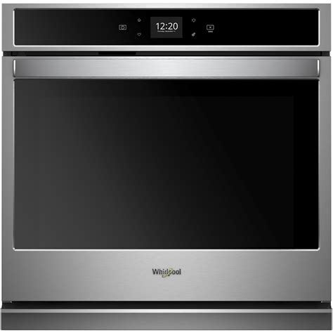 whirlpool 30 built in single electric wall oven black