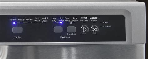 whirlpool dishwasher controls