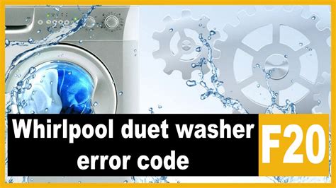 Whirlpool Duet F20 Error Code Pressure Sensor and Hose